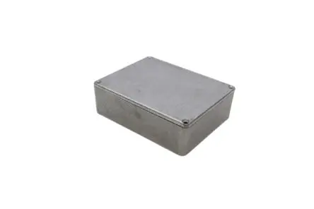 Hammond 1590; Gehäuse; Aluminiumdruckguss; Natur IP54 Breite 38 mm Höhe 94 mm Länge 119 mm