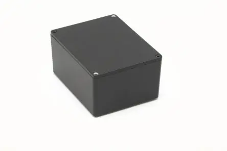 Produktfoto 1 von Hammond 1590-RIBBED; Gehäuse; Schwarz, Natur IP65, IP54 Breite 95 mm Höhe 57 mm Länge 121 mm