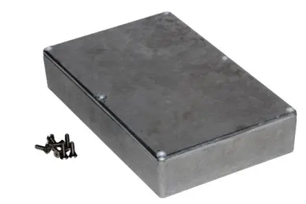 Produktfoto 1 von Hammond 1590; Gehäuse; Aluminiumdruckguss; Natur IP65 Breite 120 mm Höhe 37 mm Länge 188 mm