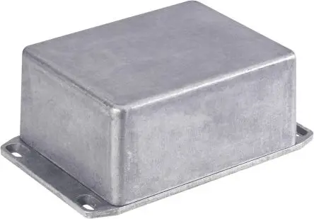 Hammond 1590; Gehäuse; Aluminiumdruckguss; Natur Geflanscht IP65 Breite 66 mm Höhe 40 mm Länge 121 mm