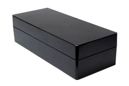 Produktfoto 1 von Hammond 1590ZGRPBK; Gehäuse; GF Polyester; Schwarz; IK09 IP66 Breite 250 mm Höhe 161 mm Länge 600 mm