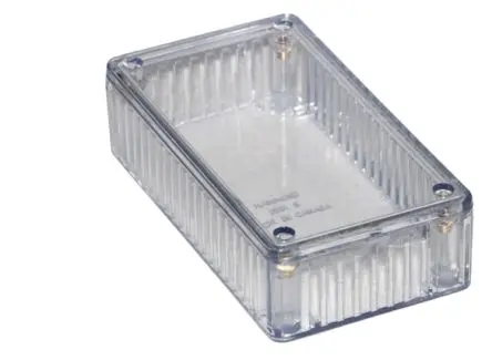 Produktfoto 1 von Hammond 1591T; Gehäuse; Polycarbonat; Klar IP54 Breite 61 mm Höhe 28 mm Länge 112 mm