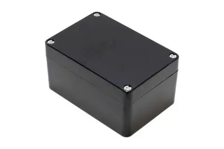 Produktfoto 1 von Hammond 1590ZGRPBK; Gehäuse; GF Polyester; Schwarz; IK09 IP66 Breite 75 mm Höhe 55 mm Länge 110 mm