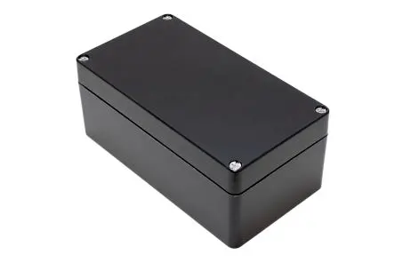 Produktfoto 1 von Hammond 1590ZGRPBK GF Polyester Gehäuse 1590ZGRPBK Schwarz Außenmaß 220 x 120 x 90mm IP66
