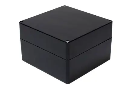Produktfoto 1 von Hammond 1590ZGRPBK GF Polyester Gehäuse 1590ZGRPBK Schwarz Außenmaß 255 x 251 x 161mm IP66