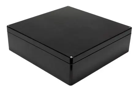 Produktfoto 1 von Hammond 1590ZGRPBK; Gehäuse; GF Polyester; Schwarz; IK09 IP66 Breite 400 mm Höhe 120 mm Länge 405 mm