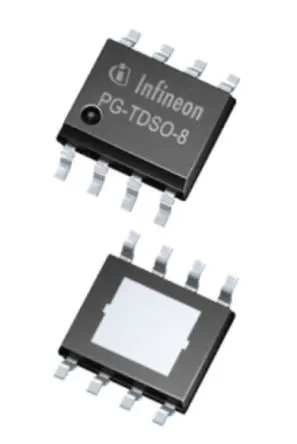 Produktfoto 1 von Infineon HITFET 1 Leistungsschalter-IC Low-Side Low-Side 135 mΩ 8-Pin 5 Ausg. TDSO-8