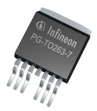 Produktfoto 1 von Infineon BTS50025 1 Leistungsschalter-IC High-Side High-Side 5 mΩ 7-Pin 3 Ausg. TO-263