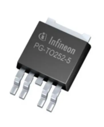 Produktfoto 1 von Infineon PROFET 1 Leistungsschalter-IC High-Side High-Side 12 mΩ 5-Pin 5 Ausg. TO-252
