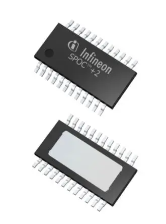 Produktfoto 1 von Infineon SPOC 4 Leistungsschalter-IC High-Side High-Side 38 mΩ 24-Pin 12 Ausg. TSDSO-24