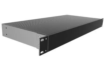Produktfoto 1 von Hammond RM 19 Zoll Rack-Montage-Gehäuse 1 U Belüftet Schwarz, B: 422 mm x T: 44 mm x H: 203 mm