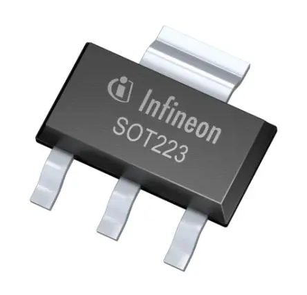 Produktfoto 1 von Infineon ITS 4142N 1 Leistungsschalter-IC High-Side High-Side 200 mΩ 4-Pin 5 Ausg. SOT-223