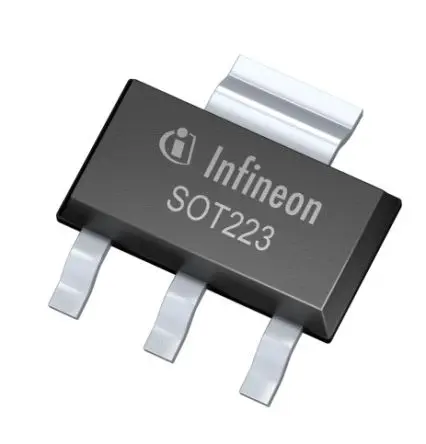 Produktfoto 1 von Infineon ITS4200S-ME-O 1 Leistungsschalter-IC High-Side High-Side 150 mΩ 4-Pin 1 Ausg. PG-SOT223-4
