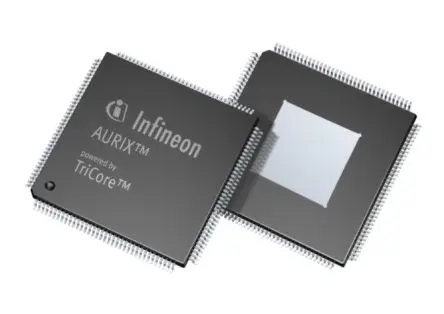 Produktfoto 1 von Infineon Mikrocontroller ISO 26262 AURIXTM TriCore 32 bit Oberfläche 2MB Flash TQFP 100-Pin 200 MHz 192 kB RAM