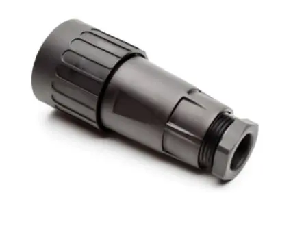 Produktfoto 1 von Amphenol Industrial C16-3 M16 DIN-Stecker Gerade 8-polig, DIN EN 60529, 400V 13A IP65 Kabel, Bajonett Buchse