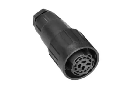 Produktfoto 1 von Amphenol Industrial C16-3 M16 DIN-Stecker Gerade 14-polig, DIN EN 60529, 100V 20A IP65 Kabel, Bajonett Buchse