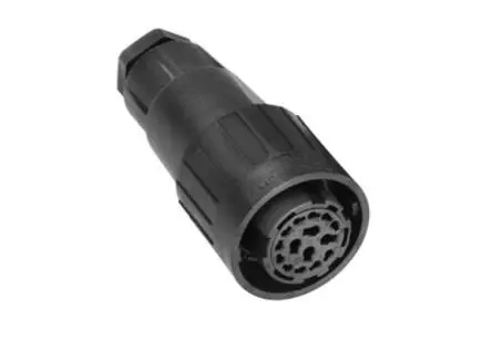 Produktfoto 1 von Amphenol Industrial C16-3 M16 DIN-Stecker Gerade 14-polig, DIN EN 60529, 100V 20A IP65 Kabel, Bajonett Buchse