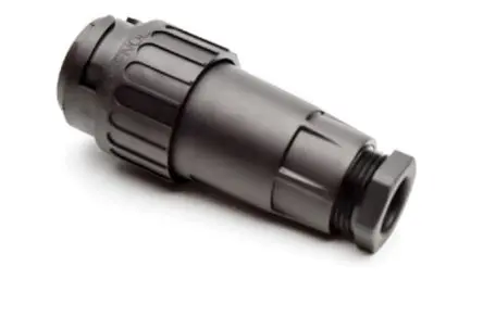 Produktfoto 1 von Amphenol Industrial C16-3 M16 DIN-Stecker Gerade 8-polig, DIN EN 60529, 400V 13A IP65 Kabel, Bajonett Buchse