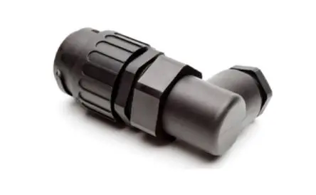 Produktfoto 1 von Amphenol Industrial C16-3 M16 DIN-Stecker gewinkelt 12-polig, DIN EN 60529, 500V 24A IP65 Kabel, Bajonett Buchse