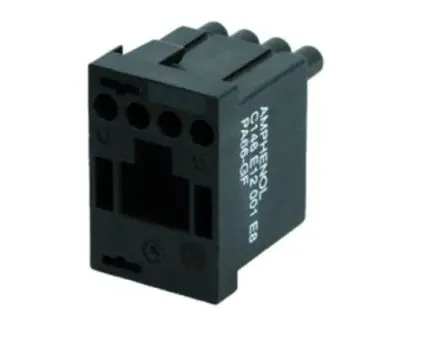 Produktfoto 1 von Amphenol Industrial C146 Modul für robusten Stromversorgungsstecker Stecker, 4-polig 13A, Kabel, RJ45 Modul für