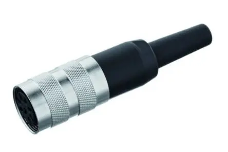 Produktfoto 1 von Amphenol Industrial T3-4 M16 DIN-Stecker Gerade 6-polig, DIN EN 61076 2-106, 300V 5A IP40 Kabel, Schraubkupplung Buchse