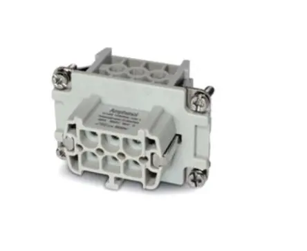 Produktfoto 1 von Amphenol Industrial C146 Industrie-Steckverbinder Kontakteinsatz Buchse, 6-polig 16A, Kabel, Buchseneinsatz für