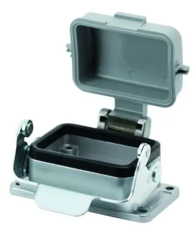 Produktfoto 1 von Amphenol Industrial C146 Gehäuse mit Schottverschluss 1 Hebel 1, Kabel E6 Steckverbindergehäuse, IP65
