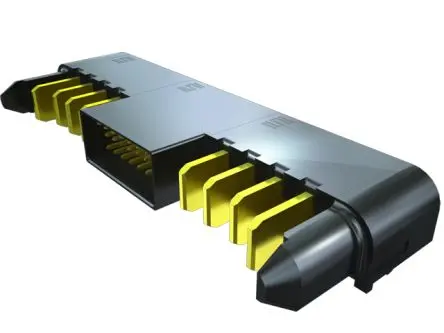 Produktfoto 1 von Samtec ET60T Leiterplattenleiste gewinkelt, 8-polig / 3-reihig, Raster 2.54 mm Raster Oberfläche, Platine-Platine,