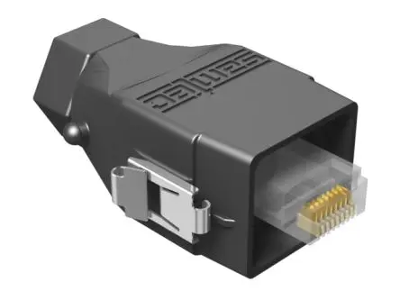 Produktfoto 1 von Samtec RCEF Stecker Cat3, Cat.5, Cat5e Anschlussset, 1-Port Kabel Rechteckig