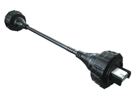 Samtec SCPE Stecker/Buchse Cat5e Ethernet-Steckverbinder, 1-Port Phosphorbronze Frontplattenmontage Rund