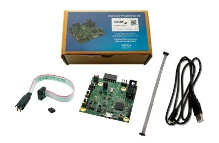Produktfoto 1 von Ezurio USB - SWD Programmierkit Entwicklungskit Programmierer-Kit, Entwicklung für Die Nordic Semiconductor-basierten