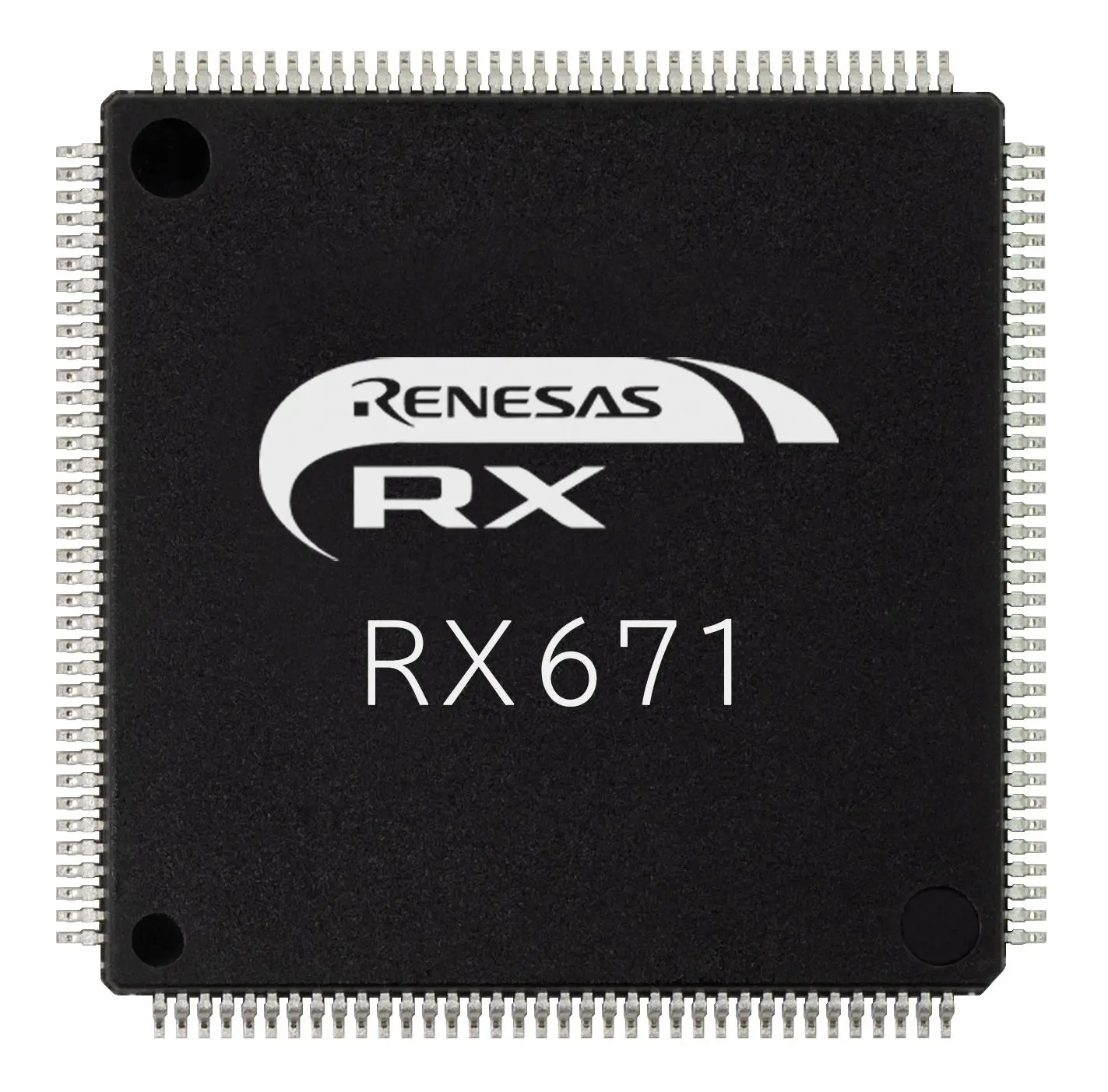 Produktfoto 1 von Renesas Electronics Mikrocontroller RX671 RXv3 32 bit Oberfläche 2MB Flash LFQFP 144-Pin 120 MHz 384 kB RAM