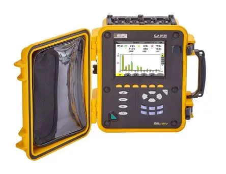 Produktfoto 1 von Chauvin Arnoux CA 8436 3 Netzqualitätsanalysator 10 mW / 100 mA 1200 V dc, 1000V ac