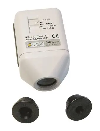 Produktfoto 1 von Chauvin Arnoux Schallpegel Kalibriergerät / 114 dB, 1 kHz ±0.5 dB 1 Zoll