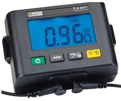 Produktfoto 1 von Chauvin Arnoux Durchgangsprüfer, 20mA LCD Akustischer Alarm CA6011 300 V 1,5-Volt-Akku