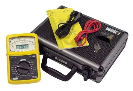 Produktfoto 1 von Chauvin Arnoux CA 5011 Digital Analoge Multimeter Echteffektivwert 1 kV ac / 10 A ac 10 A dc, 40 mΩ 600 V dc