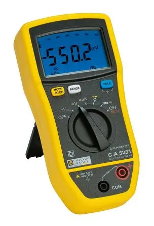Produktfoto 1 von Chauvin Arnoux CA 5231 C.A 5231 C.A 5233 Digital Digital Multimeter Echteffektivwert, CAT IV 1 kV ac / 600 A ac 600 A