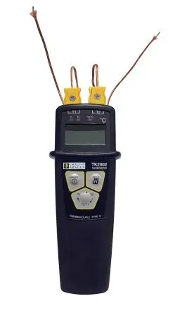 Produktfoto 1 von Chauvin Arnoux Digitales Thermometer, TK 2002, Tragbar, 2 bis 1000 °C ±1.5 % max, Messelement Typ K