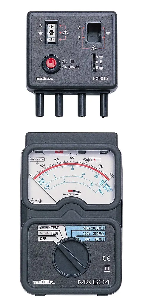 Produktfoto 1 von Chauvin Arnoux Isolationsprüfer 50 V, 200mA, 950 V Überspannungsableitertester/Megohmmeter CAT III