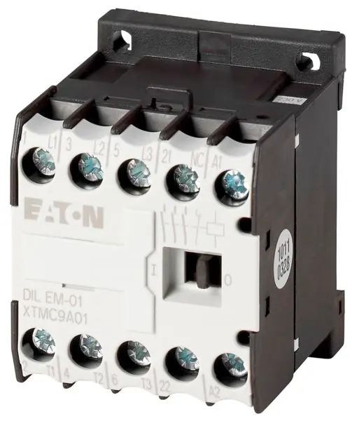 Eaton DILEM Schütz 400 V-Spule, 3-polig, 400V / 9 A 4 kW 1 Öffner Selbstsichernd 1-Hilfskontakte