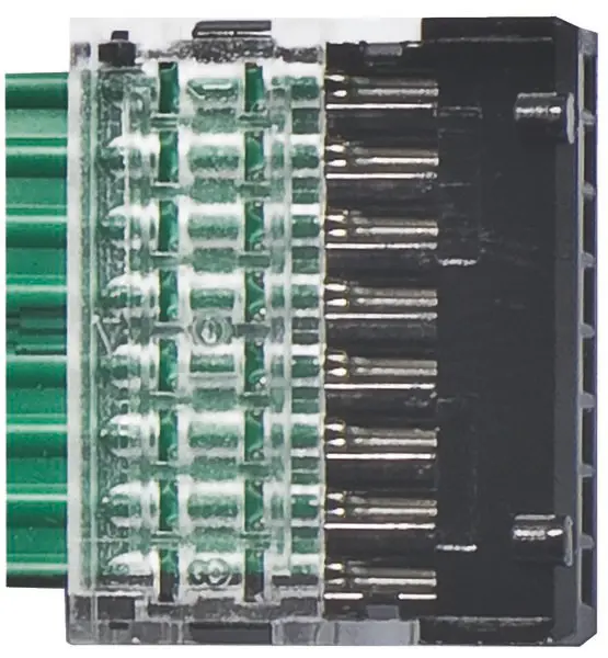 Eaton SWD4 Kabelschuh Flachstift, Isoliert, Schwarz, L. 17.5 mm, D. 6.8 mm