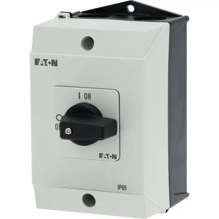 Produktfoto 1 von Eaton T0 Nockenschalter 20 A, 3-phasig, 2-Stufen Knopf Schraube, 90 °-Wurfwinkel