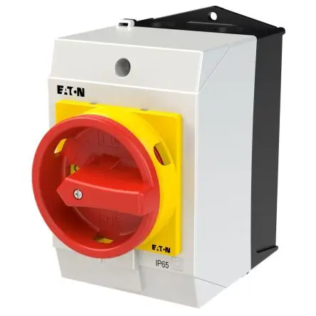 Produktfoto 1 von Eaton T0 Trennschalter ohne Sicherung 8-polig SMD 20A 5.5 kW Rot IP65