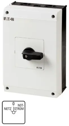Produktfoto 1 von Eaton T5B Nockenschalter 63 A, 1, 3-phasig, 3-Stufen Knopf Schraube, 60 °-Wurfwinkel