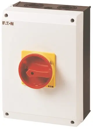 Produktfoto 1 von Eaton P3 Schalter 3-polig Oberfläche 100A 55 kW Rot IP65
