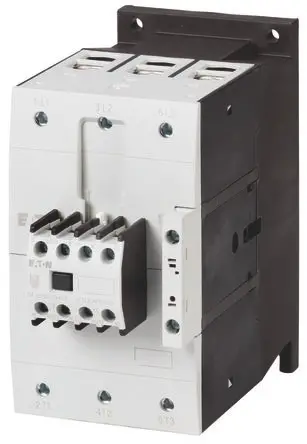 Produktfoto 1 von Eaton DILM Schütz 190V ac, 240 V ac-Spule, 3-polig, 240V ac / 115 A 690V 55 kW 2 Schließer/2 Öffner Motorsteuerung,