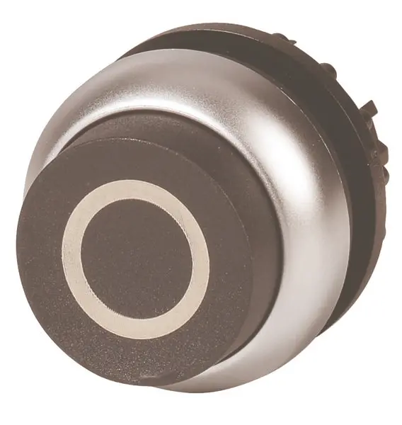 Eaton RMQ Titan M22 Druckschalter Schwarz Tastend Durchsteckmontage Ø 22.5 mm, IP69, IP40, IP66