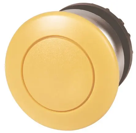Produktfoto 1 von Eaton RMQ Titan M22 Drucktastenkopf Ø 22.5 mm, Gelb wartungsfrei Pilzkopf Pilzkopf Kunststoff, IP67