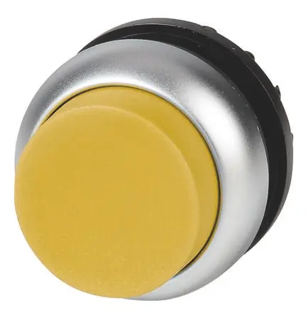 Produktfoto 1 von Eaton RMQ Titan M22 Drucktastenkopf Ø 22.5 mm, Gelb Tastend Verlängert Rund Kunststoff, IP66