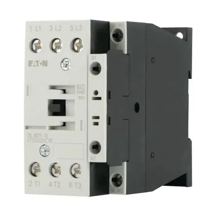 Produktfoto 1 von Eaton DILM Schütz 110V ac-Spule, 3-polig, 690V / 25 A 11 kW 1 Schließer Motorsteuerung, Umkehrend, Selbstsichernd